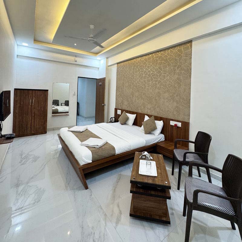 Deluxe suite at Heritage Comfort near Nashik Airport